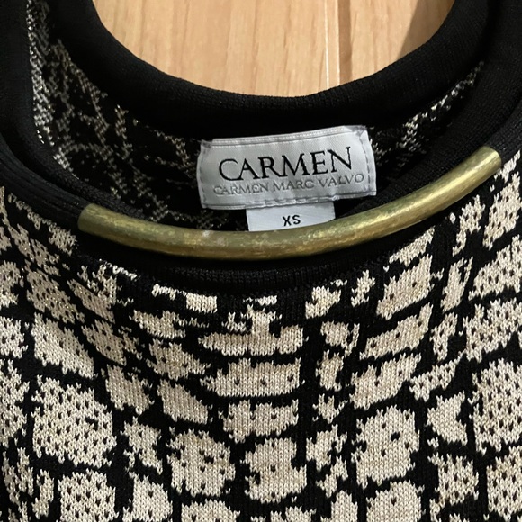 Cocktail dress by Carmen. Sz XS - Picture 3 of 4